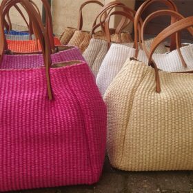 Shopper combi rafia (vari colori)