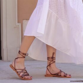 Sandalo Ribbons bronzo