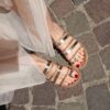 Ciabattina bronzo micro strass Le Salentine Ciabattina bronzo micro strass Le Salentine