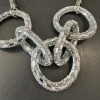 Collana cerchi argentati