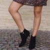 Tronchetto suede black