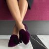 Loafer velluto prugna Prosperine