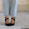 Décolleté Elba suede nero