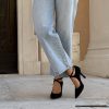 Décolleté Elba suede nero