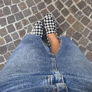 Mocassino Erika pied de poule