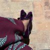 Loafer velluto prugna Prosperine