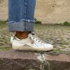 Sneaker SUPRIME 4B12 bianco platino