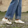 Sneaker SUPRIME 4B12 bianco platino