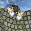 Sneaker combi cipria