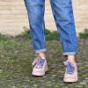 Sneaker platform Porto cipria