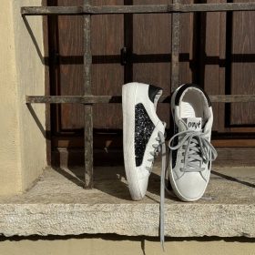 Sneaker glitter acciaio Ovye