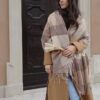Sciarpa scozzese light brown