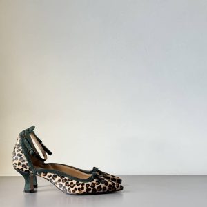 Décolleté Nio leo verde bosco
