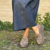 Mocassino taupe chunky