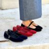 Flat Erika velvet (vari colori) Flat Erika velvet (vari colori)
