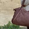 Borsa new intreccio testa di moro