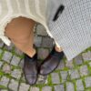 Stivaletto new Adelaide testa di moro