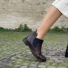 Stivaletto new Adelaide testa di moro