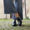 Loafer Erika nero petrolio