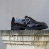 Monk strap combi bordeaux