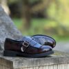 Monk strap combi bordeaux