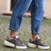 Sneaker platform Porto fumo