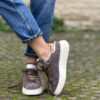 Sneaker platform Porto fumo