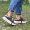 Sneaker platform Porto fumo
