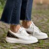 Sneaker platform white leo