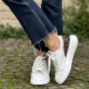 Sneaker platform white leo