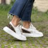Sneaker platform white leo