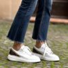 Sneaker platform white leo
