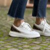 Sneaker platform white leo