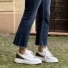 Sneaker platform white leo
