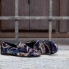 Mocassino damascato blue Erika