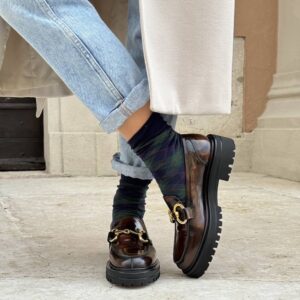 Alternative view of Mocassino chunky sfumato brown