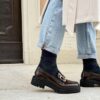 Mocassino chunky sfumato brown