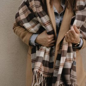 Sciarpa scozzese brown