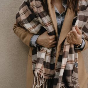 Sciarpa scozzese brown