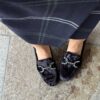 Mocassino velvet nero