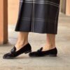 Mocassino velvet nero