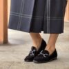Mocassino velvet nero
