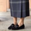 Mocassino velvet nero