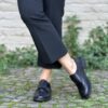 Monk strap nera vintage