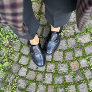Alternative view of Monk strap nera vintage
