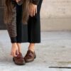 Monk strap cuoio vintage