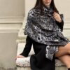 Sciarpa chic leo grigio
