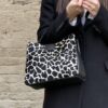 Bauletto cavallino black and white