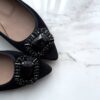Flat Zaber velvet black