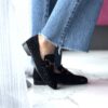 Mocassino Vela strass neri Bibi Lou